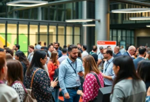 Participants engaging in discussions at San Antonio Startup Week.