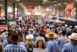 Crowds at the San Antonio Stock Show and Rodeo event