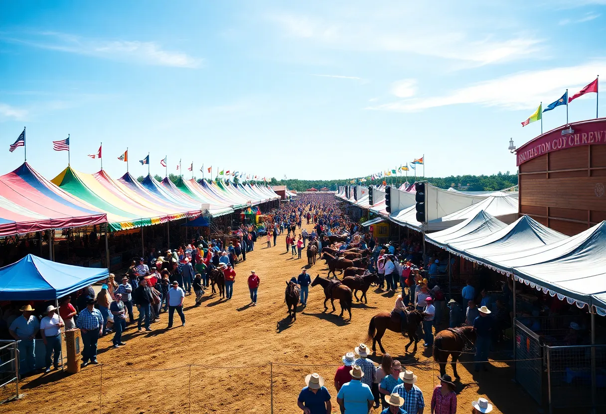 Crowd enjoying the San Antonio Stock Show and Rodeo
