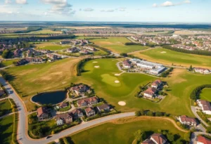 Construction site of The Merc mixed-use development in San Antonio