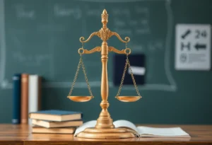 Symbolic image representing academic integrity and privacy breach