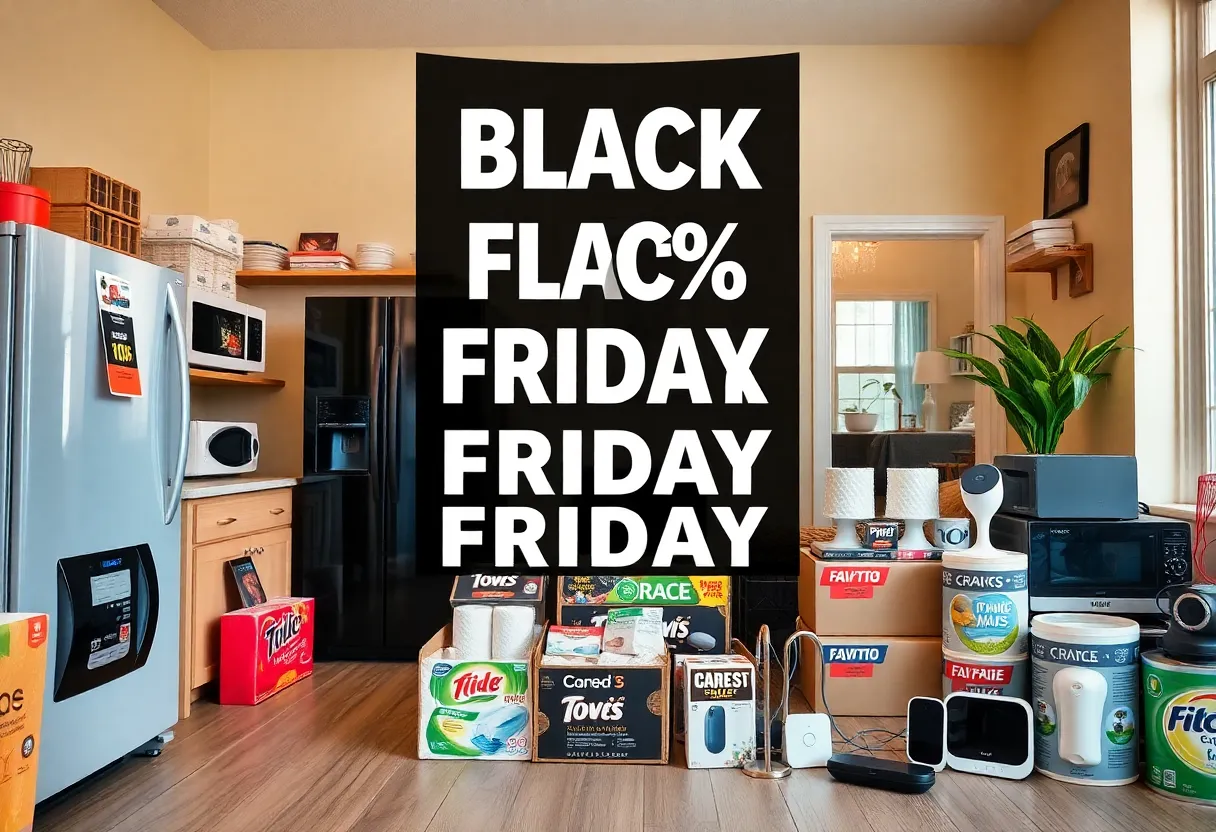 Discounted home goods for Black Friday sale