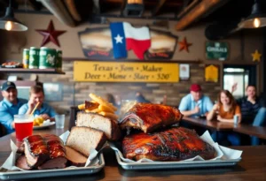 Delicious barbecue dishes at Burnt Bean Co.