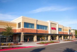 Rendering of Cottonwood Pointe Retail Center in San Antonio.