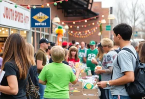 Community event supporting youth sports in San Antonio