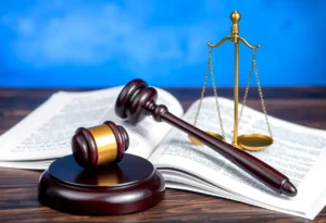 Symbolic representation of justice and legal transparency