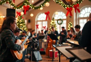 William Beckmann's Las Posadas Holiday Tour performance scene