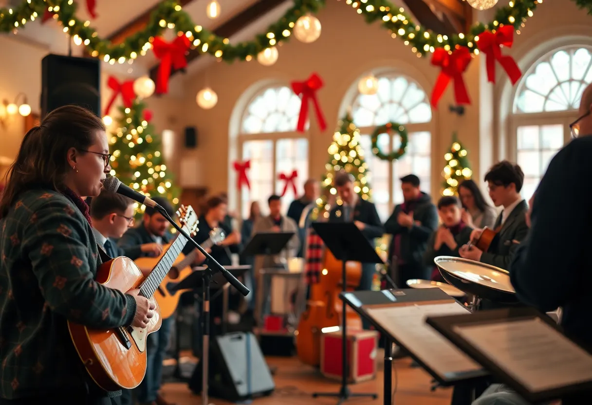 William Beckmann's Las Posadas Holiday Tour performance scene