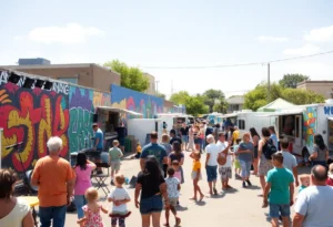 Crowd enjoying the MÁS AMOR Fest in Seguin, Texas