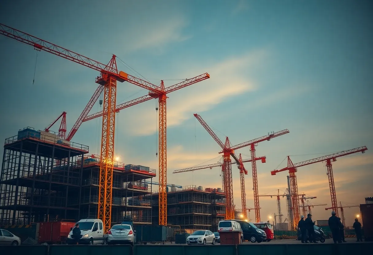 Construction site depicting the success of Precision Contracting