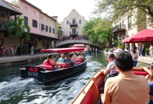 A serene image of the San Antonio River Walk, illustrating the community's vibrant culture.