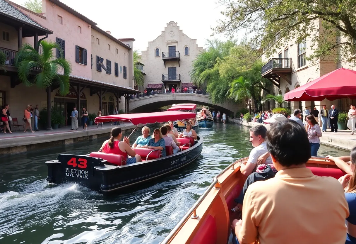 A serene image of the San Antonio River Walk, illustrating the community's vibrant culture.