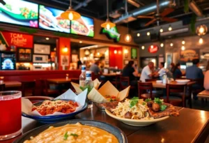 Diverse food offerings in San Antonio restaurants