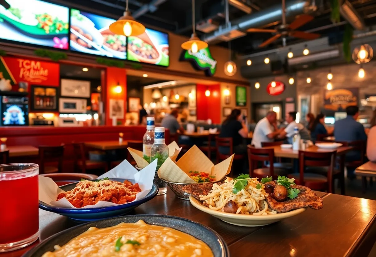 Diverse food offerings in San Antonio restaurants
