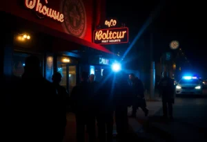 Police responding to a shooting outside a nightclub in San Antonio