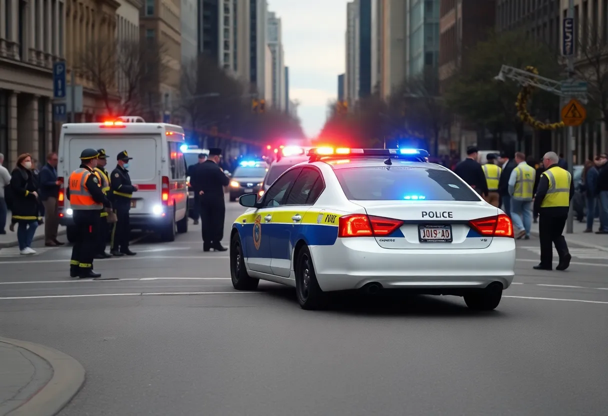 Police car collision at South Side, San Antonio