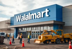 Walmart store in San Antonio under renovation