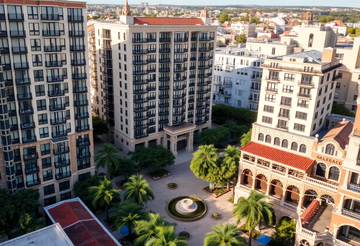 Rendering of the Southtown Aldea residential development in San Antonio