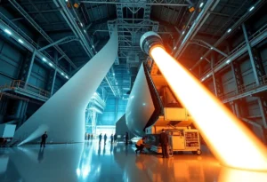 Aerial view of SpaceX expansion site in Starbase, Texas