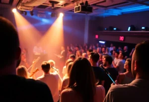 Audience enjoying live music at C-Boy's Heart & Soul