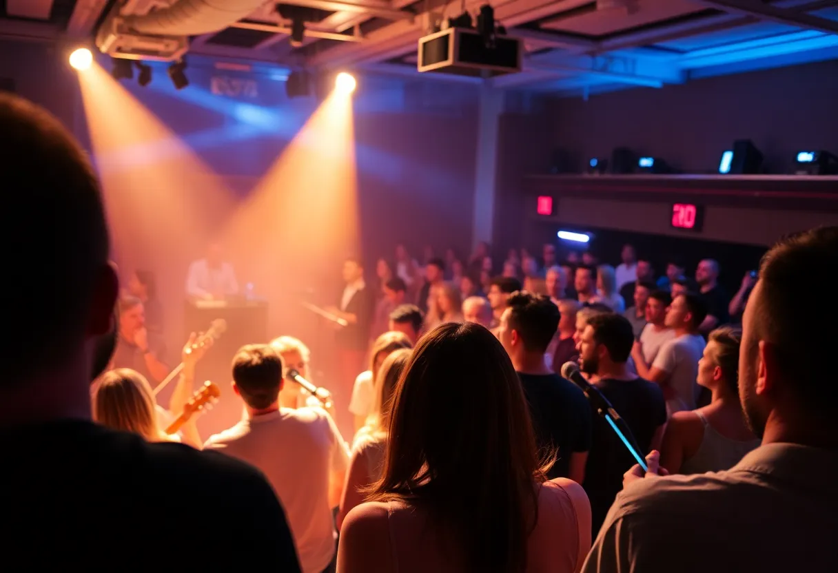 Audience enjoying live music at C-Boy's Heart & Soul