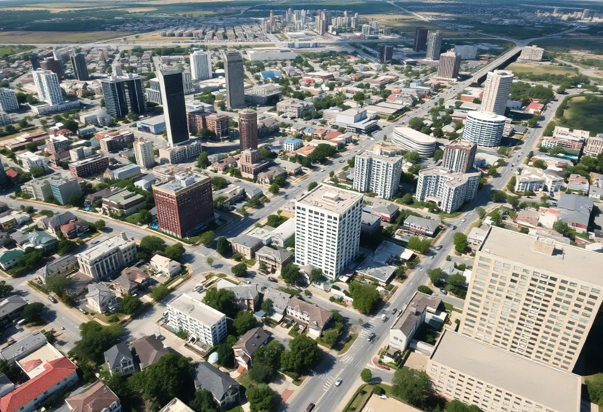 Overview of Texas metropolitan areas showcasing housing and amenities