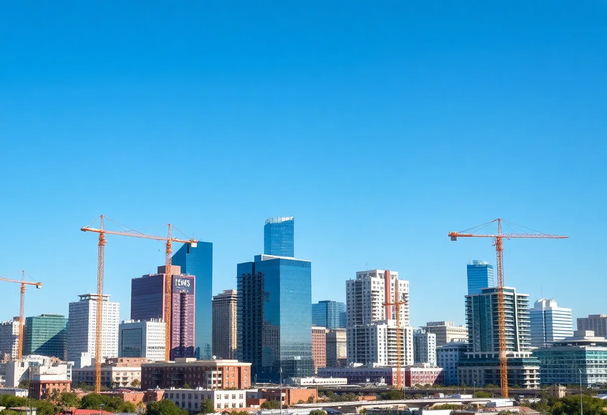 Skyline of Texas cities highlighting multifamily housing growth