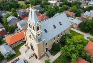 Image of transformed vacant church properties into affordable housing in Texas