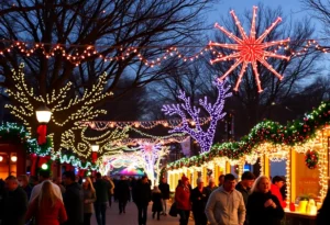 Holiday events celebration in Austin, Texas