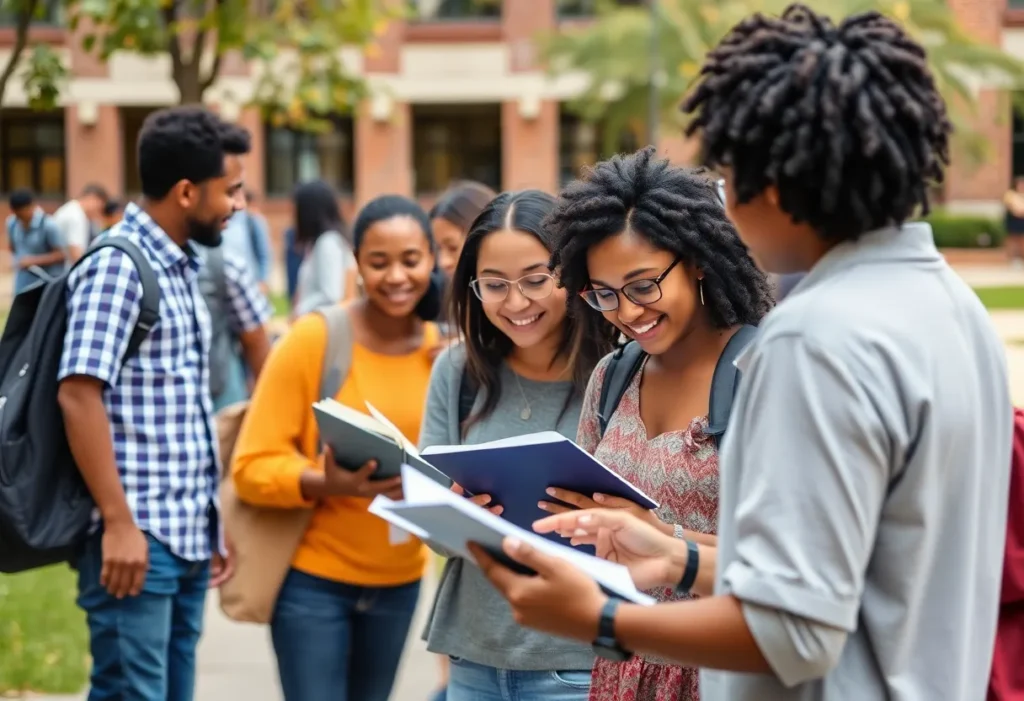 Babson College students engaged in community support activities