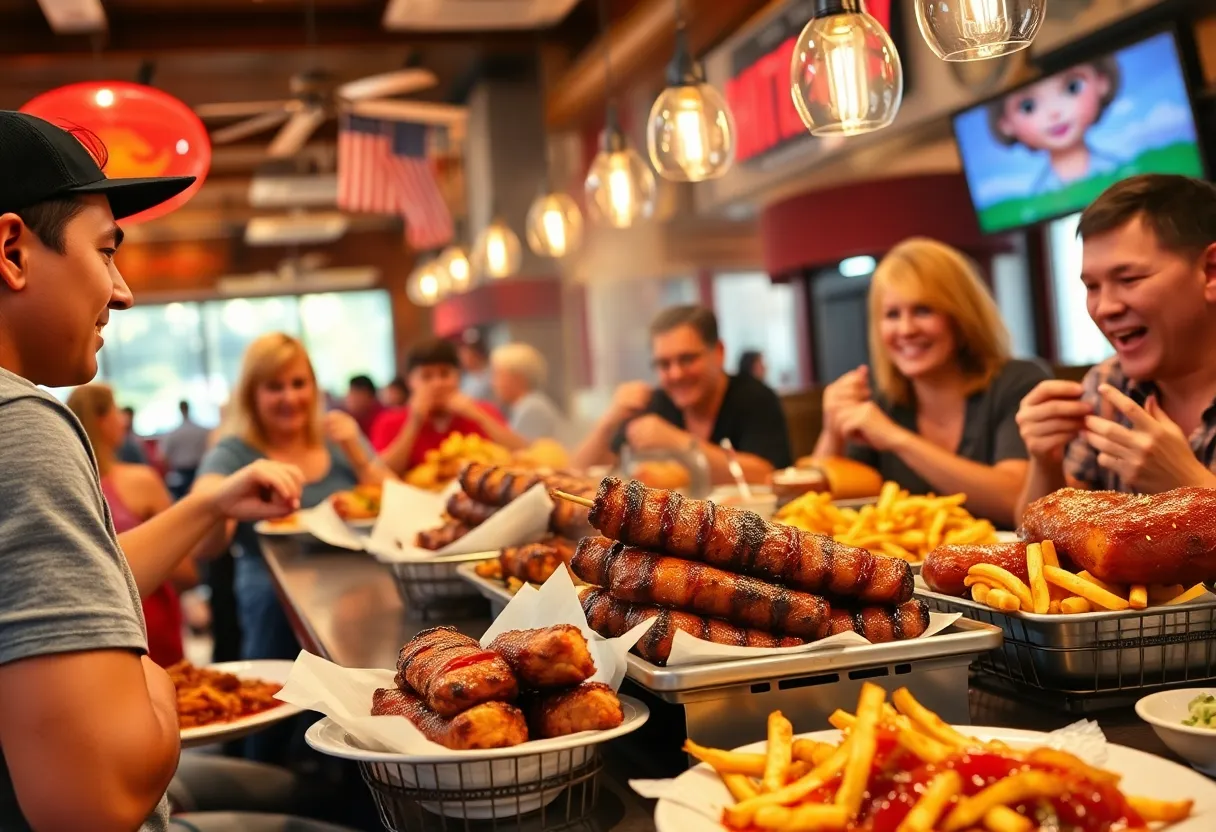 Exterior view of BBQ Life by Chris, a popular barbecue restaurant in San Antonio.