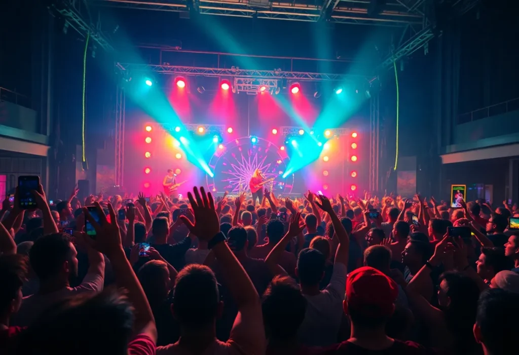 Live audience enjoying Bilmuri's concert during Kinda Hard Tour