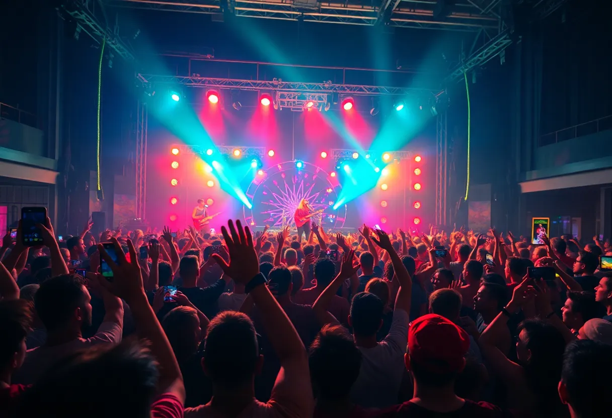 Live audience enjoying Bilmuri's concert during Kinda Hard Tour