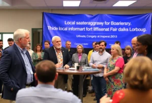 Community leaders discussing infrastructure in Boerne and Fair Oaks Ranch