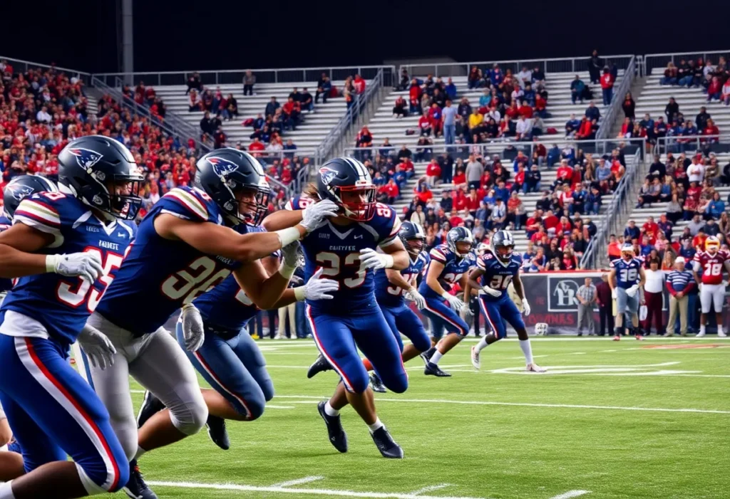 Boerne Greyhounds celebrating their victory in a football match