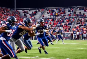 Boerne Greyhounds celebrating their victory in a football match