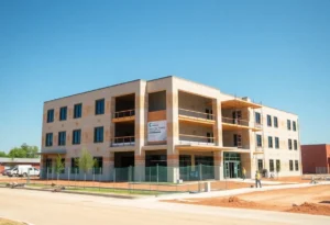 Construction of a medical outpatient facility in Boerne, Texas
