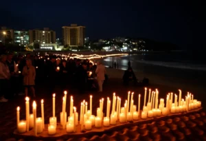 Candlelight vigil at Bondi Beach to honor victims of shooting