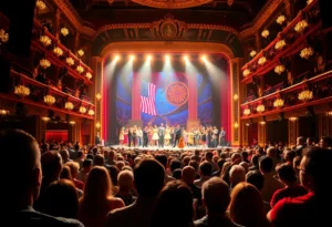 Scene from Chicago musical at Majestic Theatre