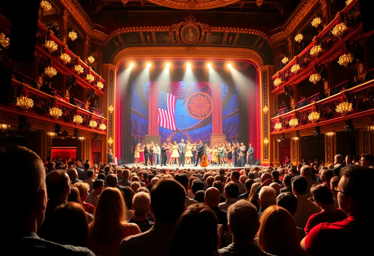 Scene from Chicago musical at Majestic Theatre