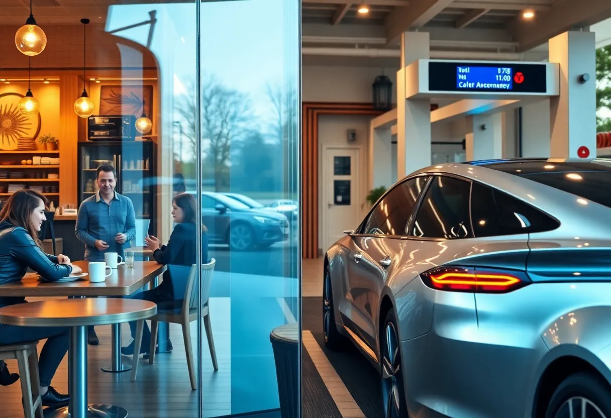 Newly opened coffee shop and a modern car wash in Boerne