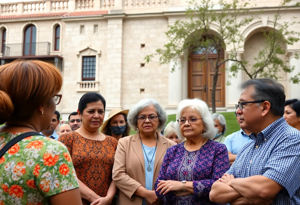 Community meeting addressing elder fraud concerns