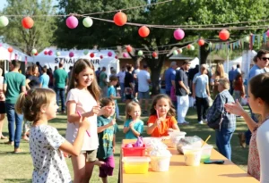 Families engaging in community activities at events in Boerne and Fair Oaks Ranch