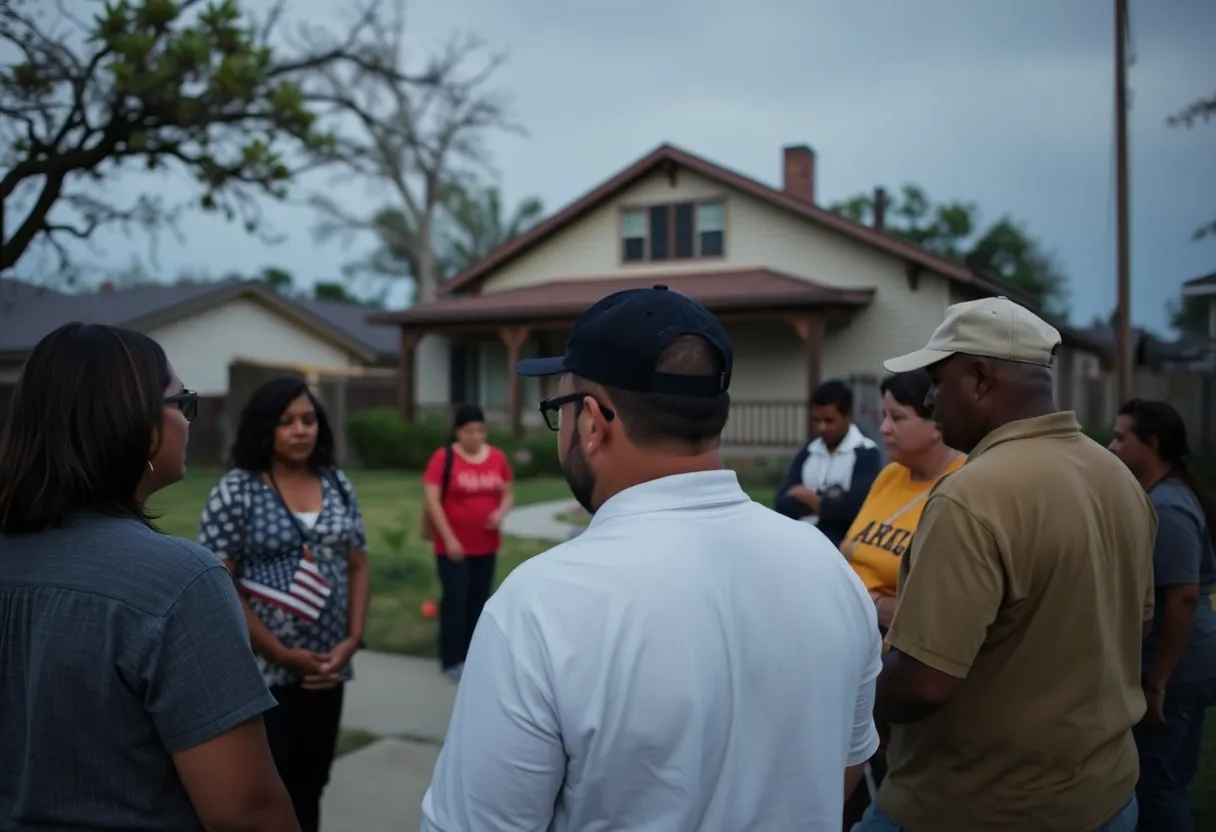 Community members gathered for safety discussions in San Antonio after a tragic shooting incident.