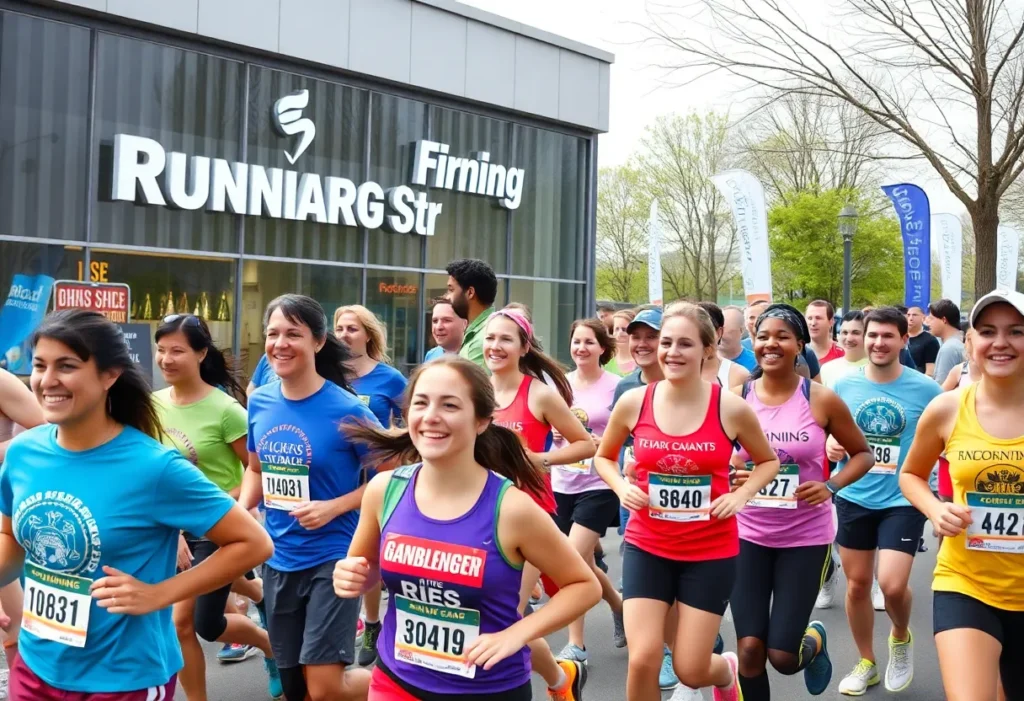 A community running event organized by Running Lab in Brighton, Michigan.