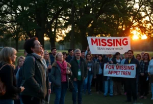 Community members searching for a missing teen in San Antonio Park