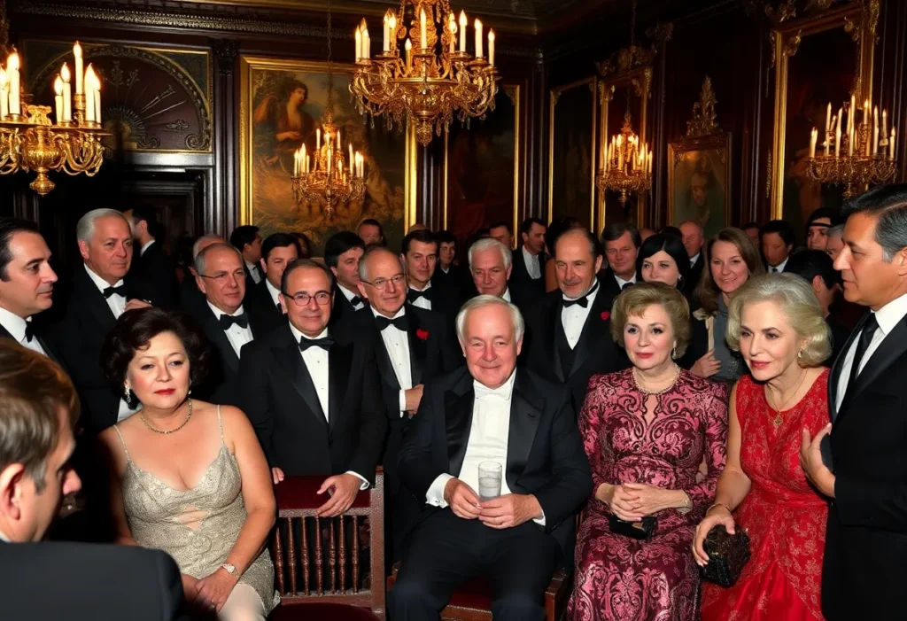 Collection of photos from Epstein's estate featuring political figures.