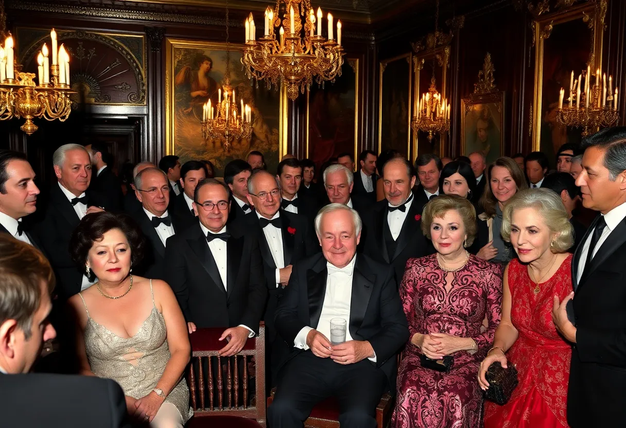 Collection of photos from Epstein's estate featuring political figures.