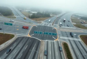 Accident scene on Southeast Loop 410