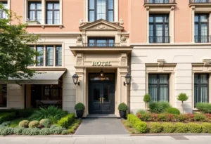 Faust Hotel exterior after renovation